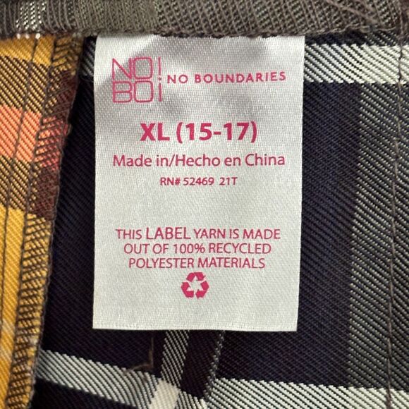 NOBO Multi Plaid Pleated School Girl Mini Skirt Junior Size XL 15-17 #L - Picture 5 of 7